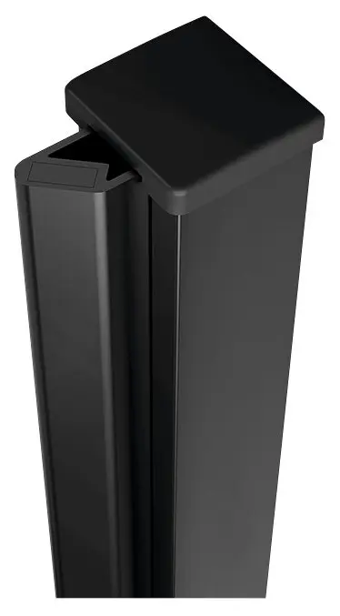 Polysan Zoom Line - sienas profils, matēti melns ZL4989B