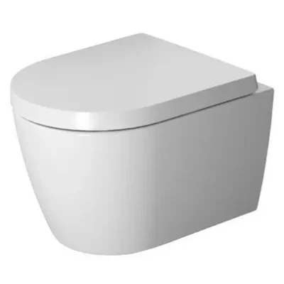 Duravit ME by Starck - pie sienas stiprināms WC ar WC sēdekli SoftClose, Rimless, Alpu balts 45300900A1