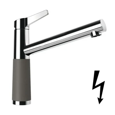 SCHOCK SC-510 - virtuves izlietnes maisītājs, Asphalt/hroms 554003GAS