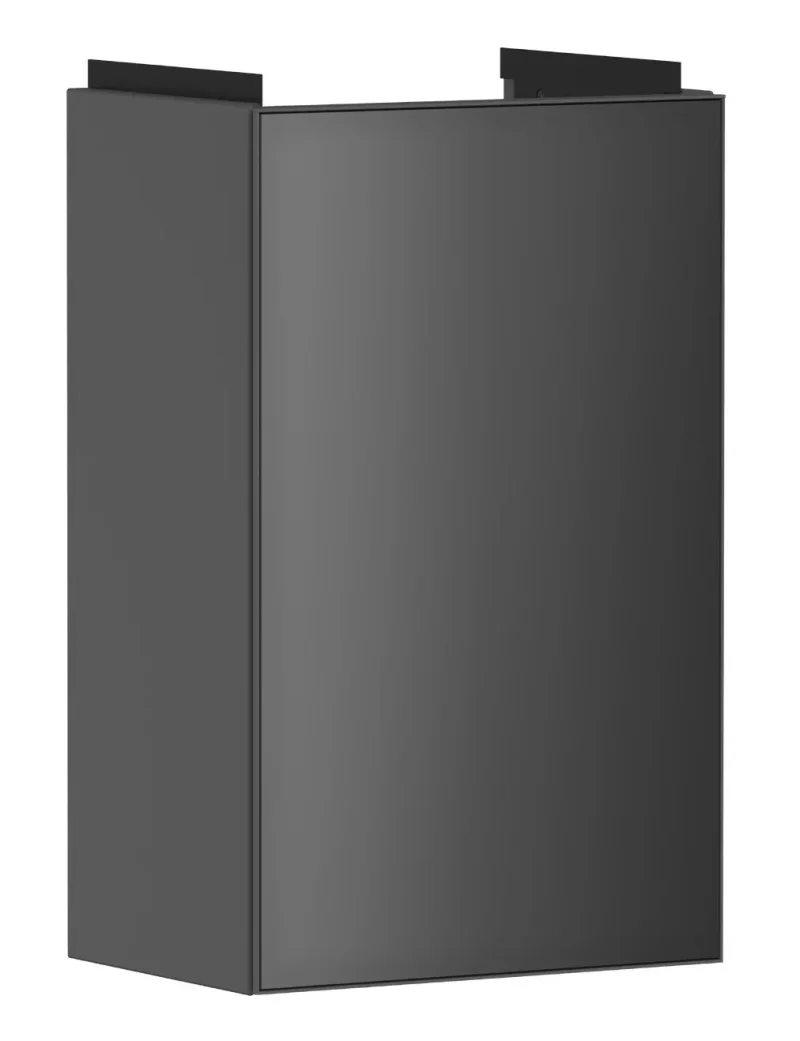 Hansgrohe Xevolos E - izlietnes skapītis 58x34x25 cm, 1 durvis, eņģes kreisajā pusē, matēti pelēks/metāliski pelēks 54168770