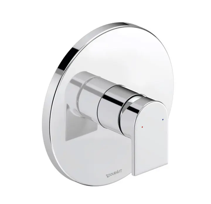 Duravit Tulum - zemapmetuma dušas maisītājs, hromēts TU4210010010