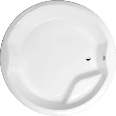 Polysan vannas - apaļa vanna ROYAL ROUND, 172x49 cm, balta 73211