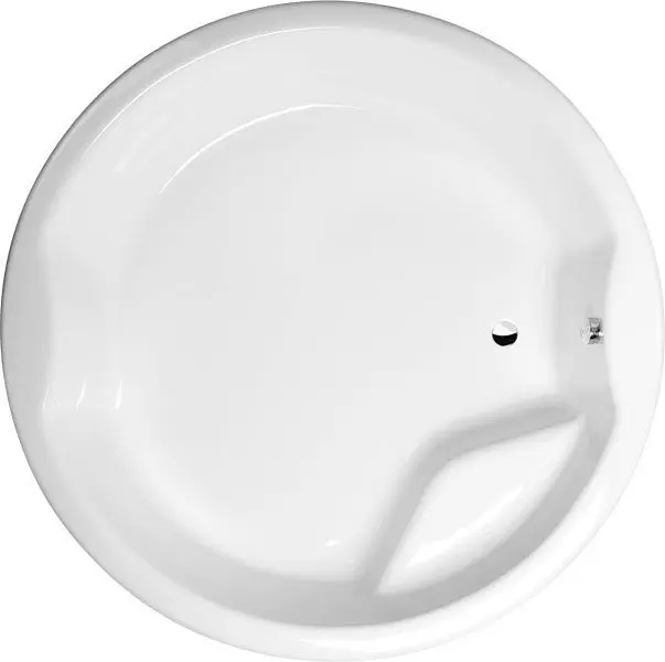 Polysan vannas - apaļa vanna ROYAL ROUND, 172x49 cm, balta 73211