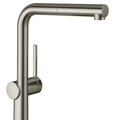 Hansgrohe M54 - virtuves izlietnes maisītājs Talis, ar izvelkamu izteku, sBOX, Nerūsējošais tērauds 72809800