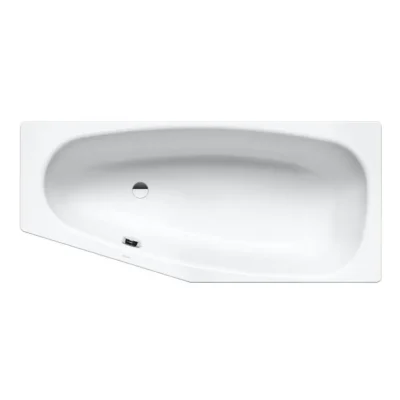 Kaldewei Advantage - Asimetriska vanna Mini kreisā 836, 157x70/48 cm, balta 225200010001