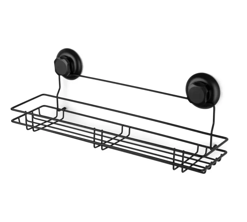 Compactor Bestlock - stiepļu plaukts 46x14x16 cm, melns RAN9787