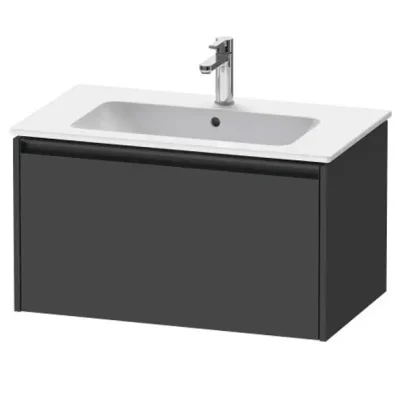 Duravit Ketho.2 - izlietnes skapītis, 44x81x48 cm, 1 atvilktne, grafīta matēts K25063049490000