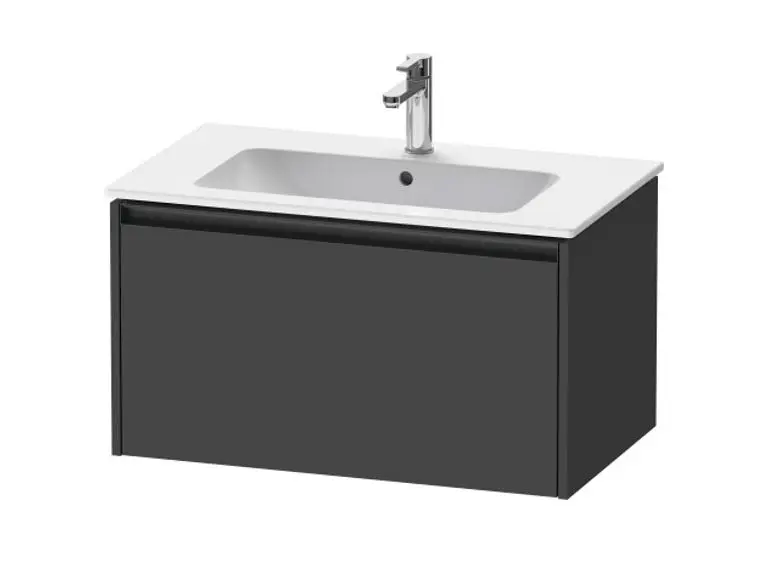 Duravit Ketho.2 - izlietnes skapītis, 44x81x48 cm, 1 atvilktne, grafīta matēts K25063049490000