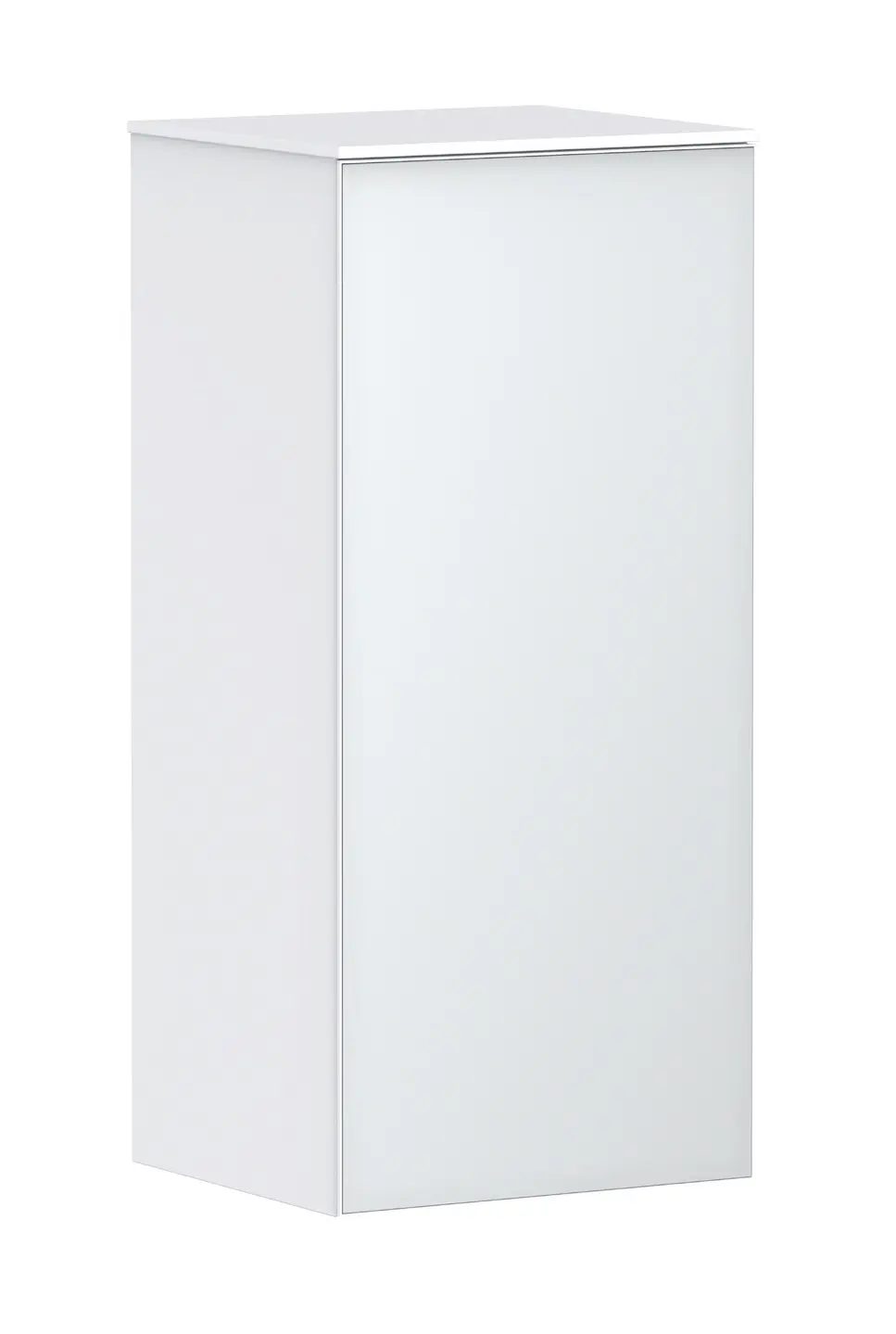 Hansgrohe Xevolos E - sānu skapis 41x89x36 cm, 1 durvis, eņģes labajā pusē, matēti balts/metāliskais balts 54215320