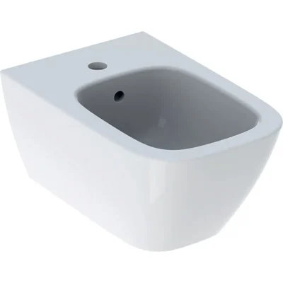 Geberit Smyle Square - pie sienas stiprināms bidē ar pārplūdi, balts 500.209.01.1
