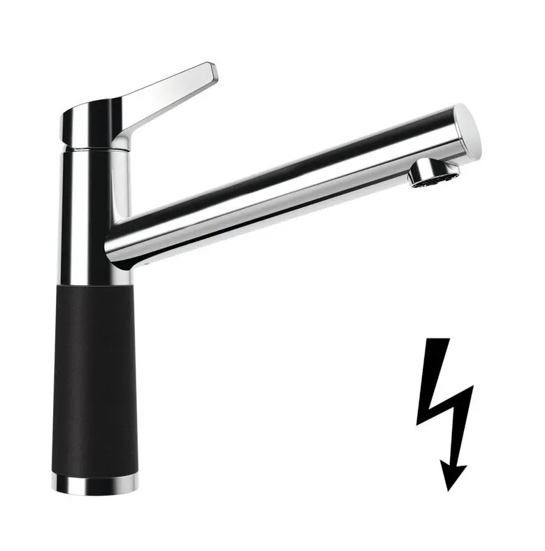 SCHOCK SC-510 - virtuves izlietnes maisītājs, Onyx/hroms 554003GON
