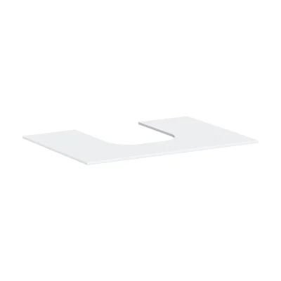 Hansgrohe Xevolos E - izlietnes virsma, 78x55 cm, izgriezums vidū, balta matēta 54208700