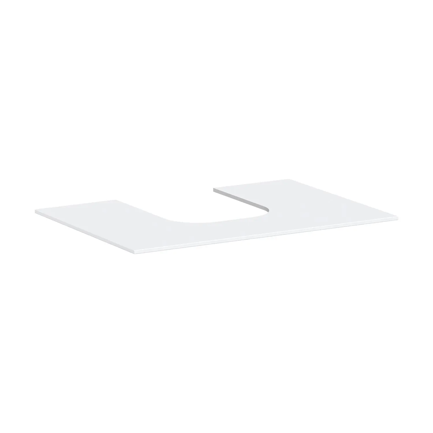 Hansgrohe Xevolos E - izlietnes virsma, 78x55 cm, izgriezums vidū, balta matēta 54208700