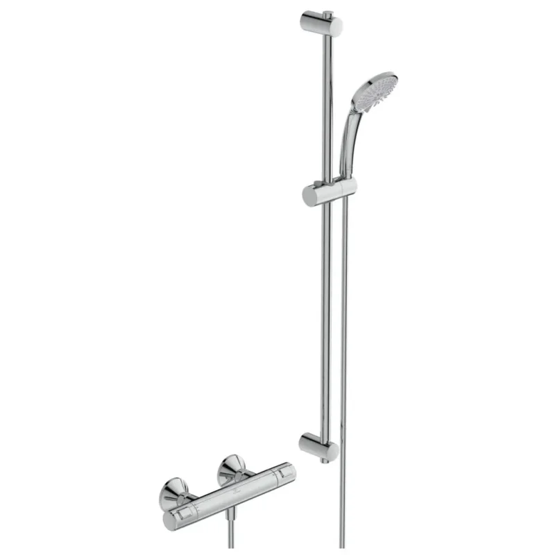 Ideal Standard CeraTherm - dušas komplekts T25 ar termostatu, 3 strūklas veidi, hroms A7204AA