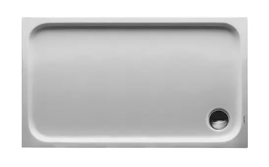 Duravit D-Code - dušas paliktnis 120x70 cm, alpinbalts 720094000000000