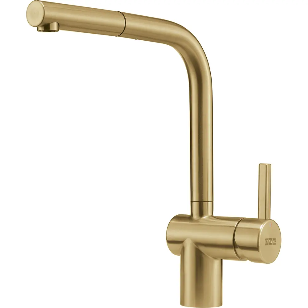 Franke Atlas Neo - virtuves izlietnes maisītājs FC 3791.504 ar izvelkamu izteku, zelts 115.0681.242