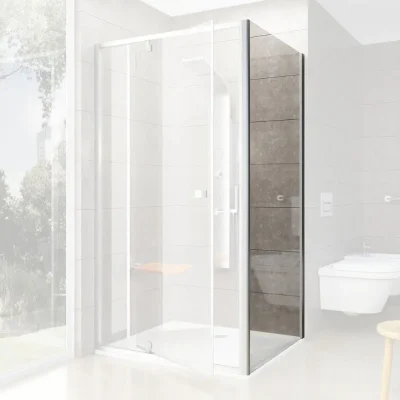 Ravak Pivot - dušas siena PPS-80, 77-80 cm, satinēts/caurspīdīgs stikls 90G40U00Z1
