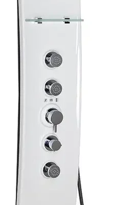 Polysan Luk - dušas panelis 250x1300 mm ar termostatu. baterija, montāža pie sienas 80312