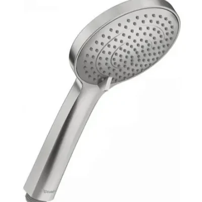 Duravit dušas - rokas duša, 3 strūklas, MinusFlow, birstēts nerūsējošais tērauds UV0652016070
