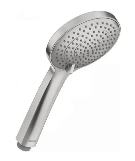 Duravit dušas - rokas duša, 3 strūklas, MinusFlow, birstēts nerūsējošais tērauds UV0652016070