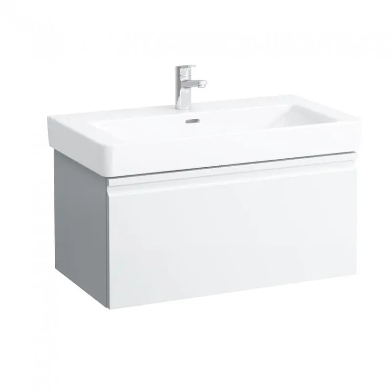 Laufen Pro S - izlietnes skapītis, 81x45x39 cm, 1 izvelkama atvilktne, balts spīdīgs H4835010964751
