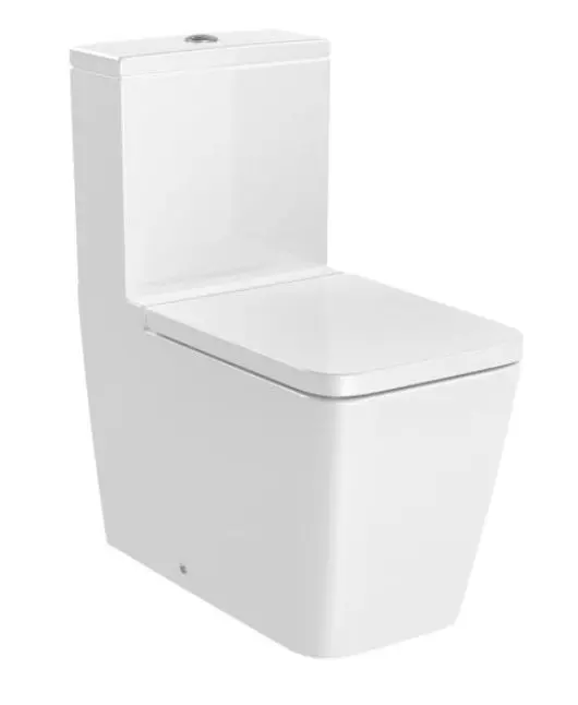 Roca Inspira - WC komplekts, Vario izvads, Rimless, balts A342536000