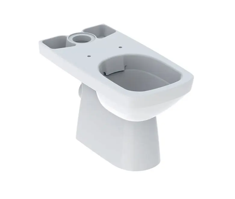Geberit Selnova Square - grīdas WC kombinācija, vertikāls izvads, 67x36 cm, balts 501.563.01.7