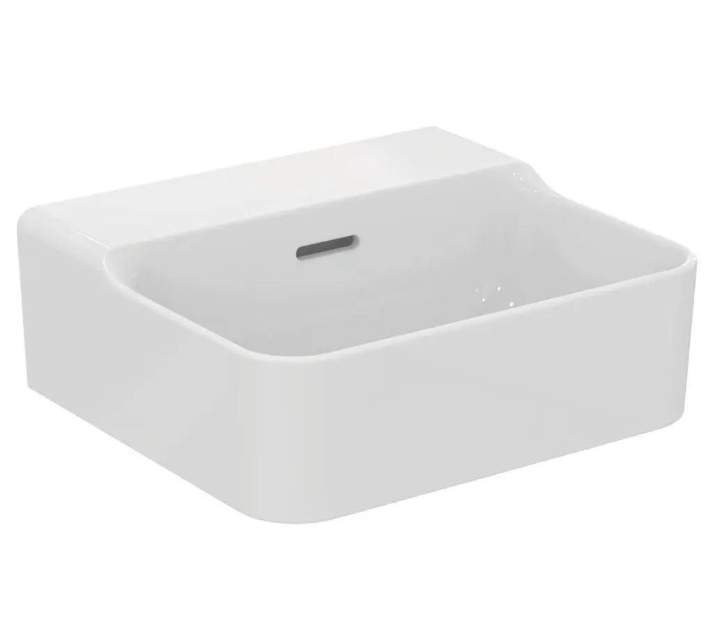 Ideal Standard Conca Ceram - izlietne 40x35 cm, ar pārplūdi, bez cauruma jaucējkrānam, balta T381101