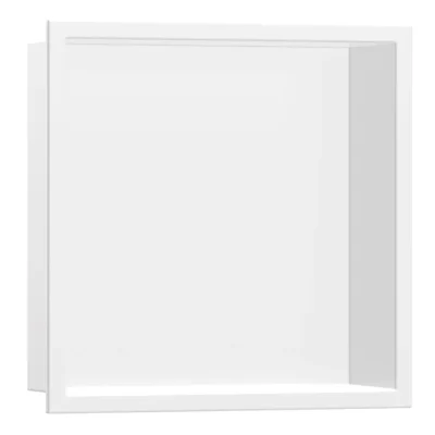 Hansgrohe XtraStoris Original - sienas niša ar rāmi, 30x30x10 cm, balta matēta 56061700