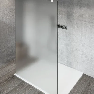 Gelco Vario - Ieejama dušas siena, 120 cm, pārklāts stikls, balts/matēts stikls GX1412GX2215