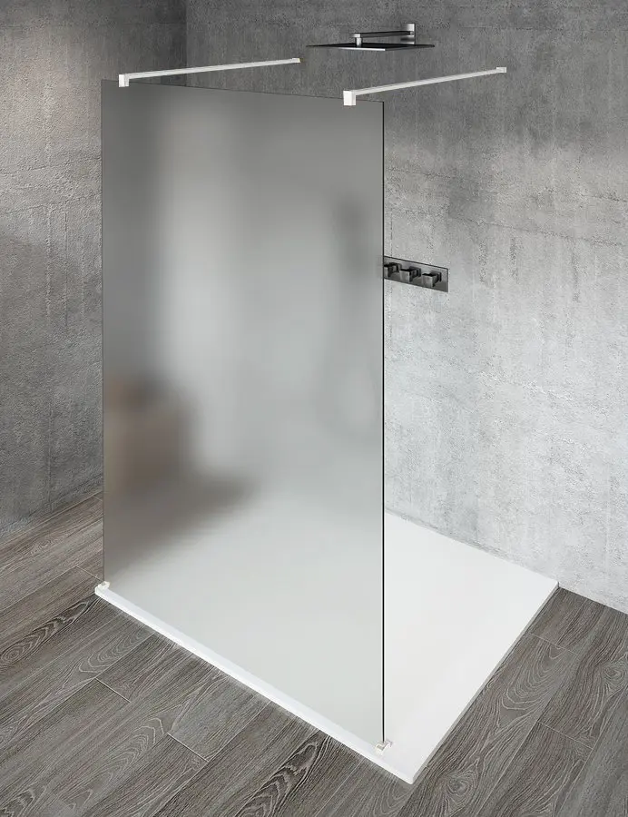 Gelco Vario - Walk-In dušas siena, 80 cm, pārklāts stikls, balts/matēts stikls GX1480GX2215