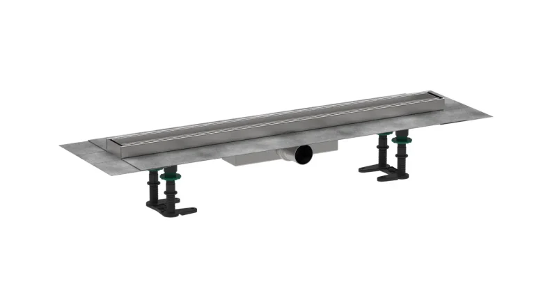 Hansgrohe RainDrain Compact - dušas noteka 70 cm flīžu ievietošanai, ar režģi 56165000