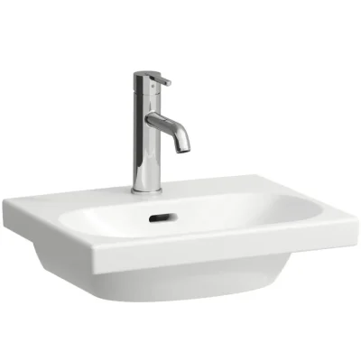 Laufen Lua - mēbeļu roku mazgāšanas izlietne 45x35 cm, ar pārplūdi, ar jaucējkrāna atveri, balta H8160800001041