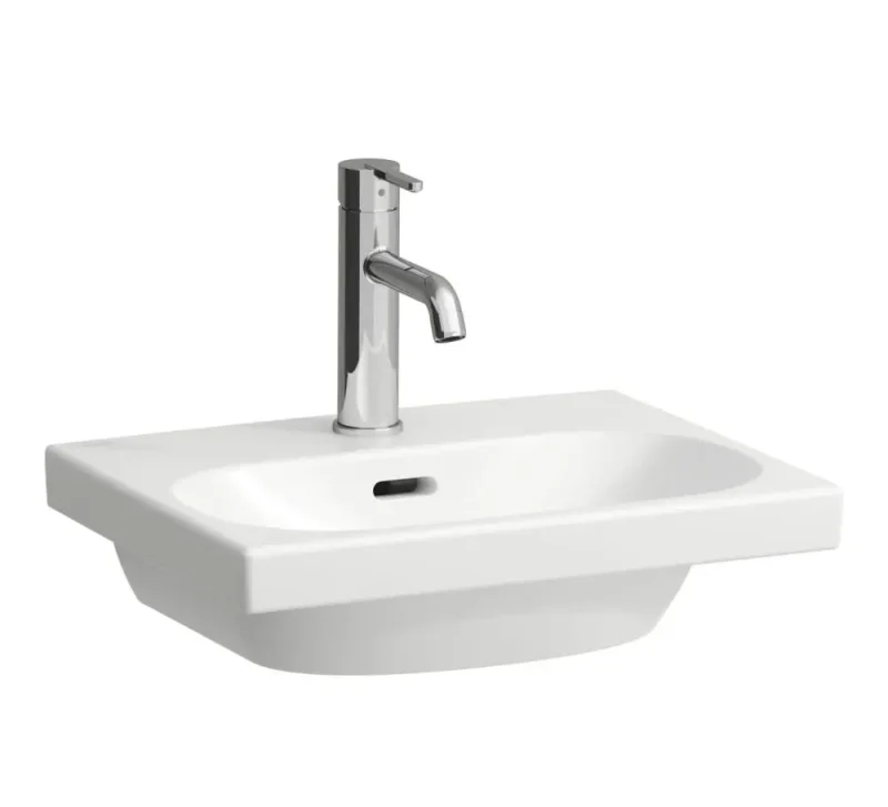 Laufen Lua - mēbeļu roku mazgāšanas izlietne 45x35 cm, ar pārplūdi, ar jaucējkrāna atveri, balta H8160800001041