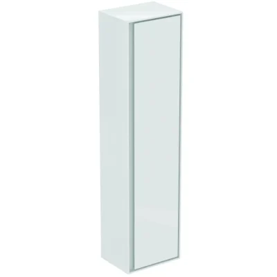 Ideal Standard Connect Air - augstais skapis 40x30x160 cm, balts spīdīgs/gaiši pelēks matēts E0832KN