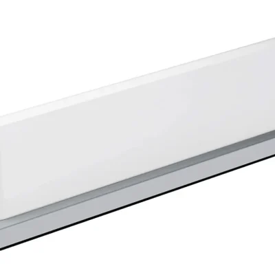Keuco Edition 400 - plaukts ar logu tīrītāju, garums 33 cm, sudrabs/balts 11559170000