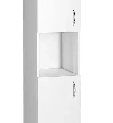 Aqualine Simplex Eco - skapis 30x180x30 cm, balts matēts SIME320