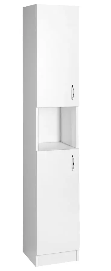 Aqualine Simplex Eco - skapis 30x180x30 cm, balts matēts SIME320