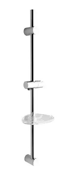 Sapho Accessoires - dušas stienis 81 cm, ar turētāju un ziepju trauku, hromēts 1206-06