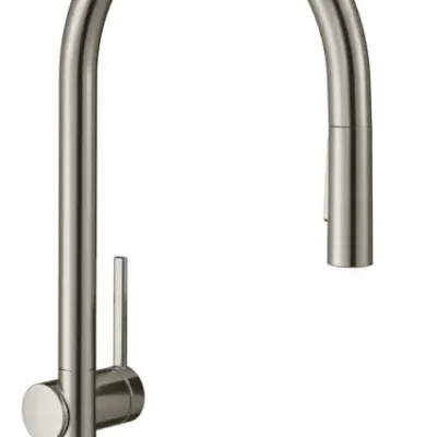Hansgrohe M54 - virtuves izlietnes maisītājs Talis, ar izvelkamu dušu, nerūsējošais tērauds 72800800