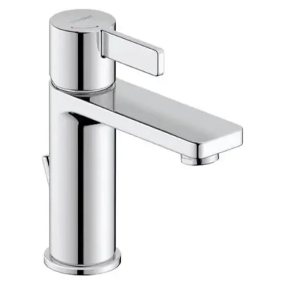 Duravit D-Neo - izlietnes maisītājs ar noteces komplektu, FreshStart, hroms DE1021001010