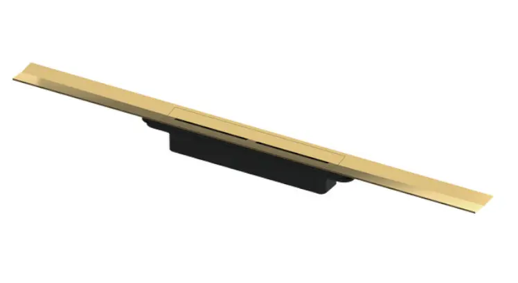Tece TECEdrainprofile - dušas noteka 80 cm, zelta efekts, spīdīgs 670812