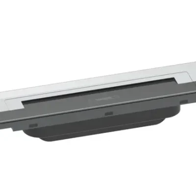 Hansgrohe RainDrain Flex - dušas noteka 700 ar nerūsējošā tērauda resti, saīsināma, montāžai pie sienas, hromēts 56050000