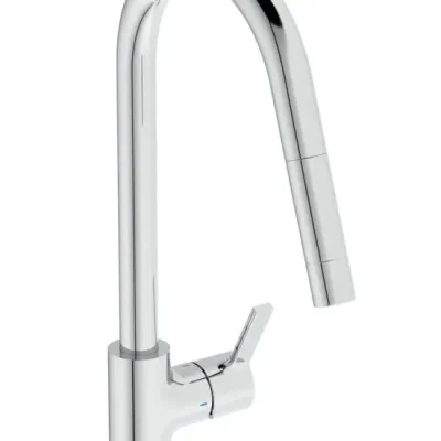 Ideal Standard Gusto - virtuves izlietnes maisītājs ar izvelkamu izteku, hroms BD414AA