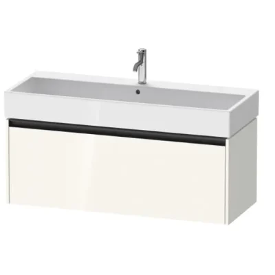 Duravit Ketho.2 - izlietnes skapītis, 44x118x46 cm, 1 atvilktne, balts spīdīgs K25079022220000