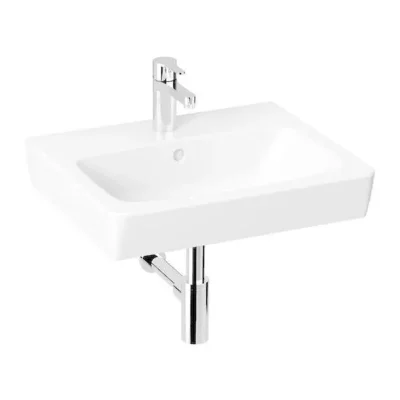 Jika Lyra plus - izlietne 55x45 cm, ar pārplūdi, ar jaucējkrāna atveri, balta H8103810001041