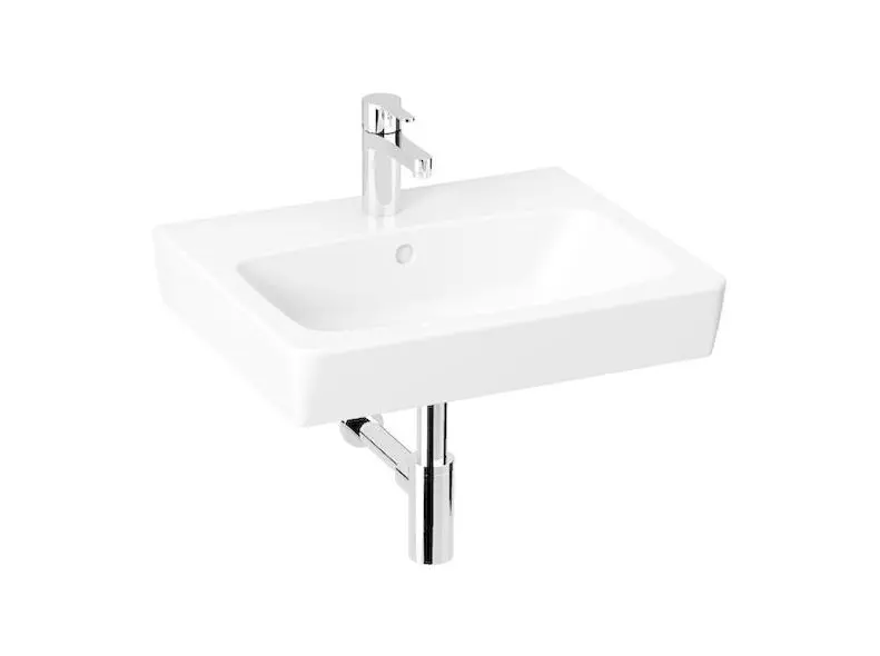 Jika Lyra plus - izlietne 55x45 cm, ar pārplūdi, ar jaucējkrāna atveri, balta H8103810001041