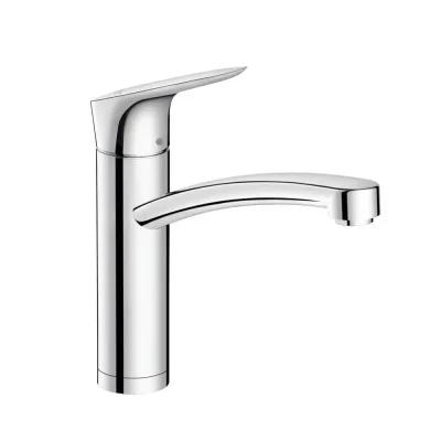 Hansgrohe Logis - virtuves izlietnes vienas sviras maisītājs 160, montāžai pie loga, hromēts 71833000