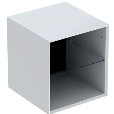 Geberit ONE - sānu skapis, 45x49x47 cm, atvērts, balts spīdīgs 505.079.00.1