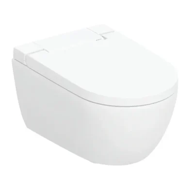 Geberit AquaClean - dušas WC komplekts, Rimfree, SoftClose, KeraTect, balts 146.350.01.1